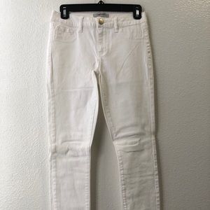 Cotton white pants